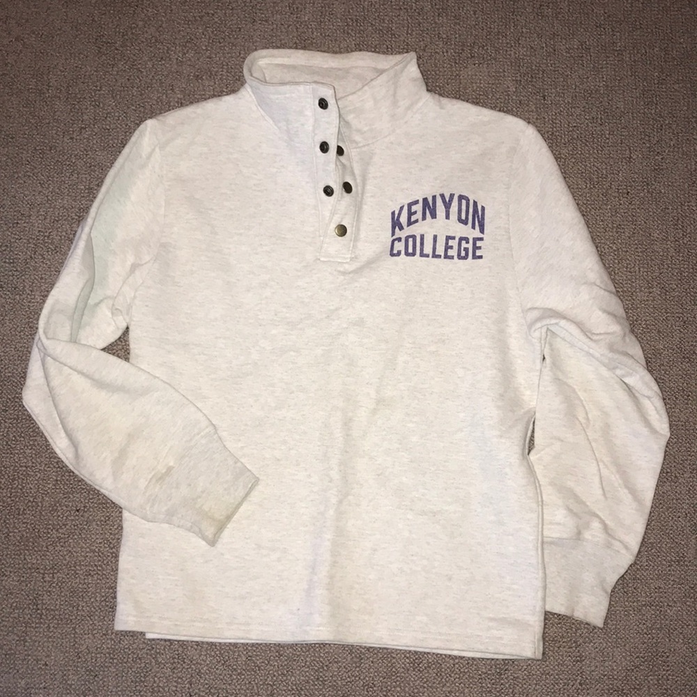 kenyon college 1/4 zip sweatshirt